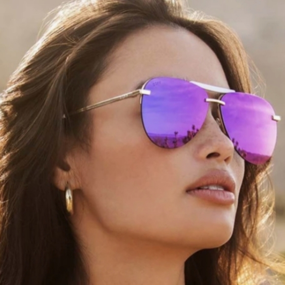 Diff Eyewear Accessories - 🆕️ DIFF eyewear TAHOE blueish/purple Aviator
